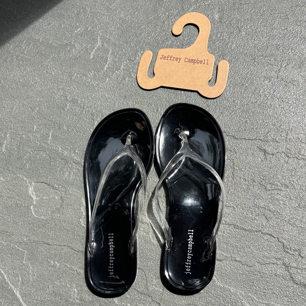 Jeffrey Campbell jelly slides
